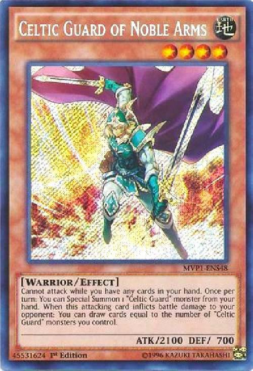 Celtic Guard of Noble Arms MVP1-ENS48 card from The Dark Side of Dimensions Movie Pack: Secret Edition
