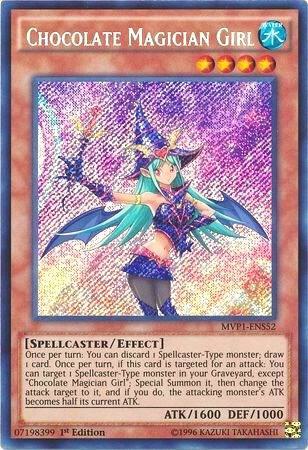 Chocolate Magician Girl MVP1-ENS52 card from The Dark Side of Dimensions Movie Pack: Secret Edition