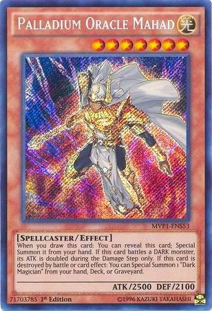 Palladium Oracle Mahad MVP1-ENS53 card from The Dark Side of Dimensions Movie Pack: Secret Edition