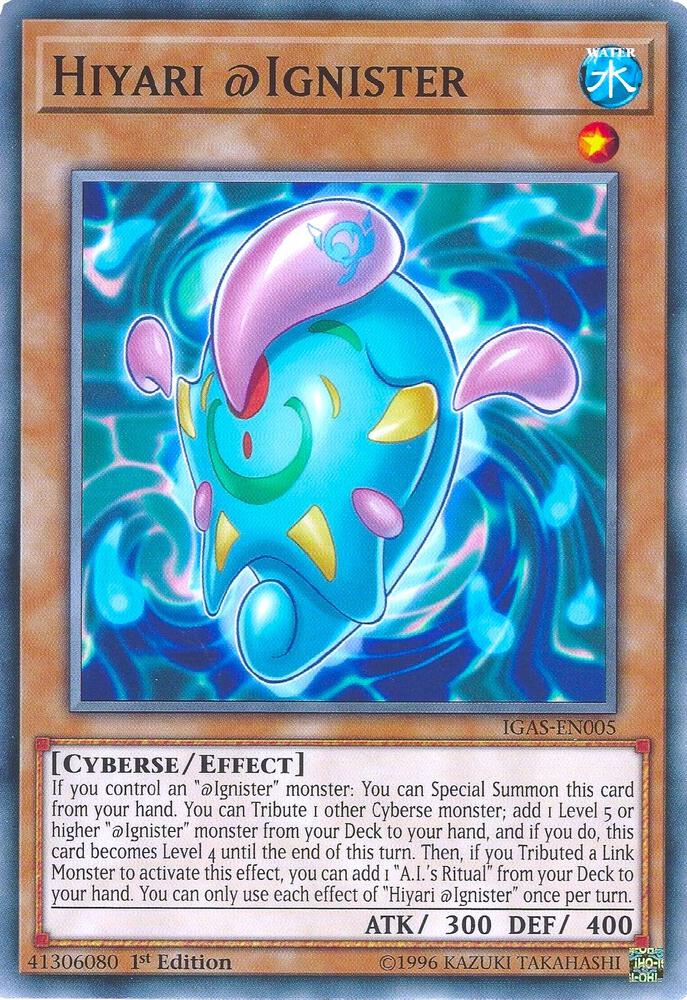 Hiyari @Ignister IGAS-EN005 card from Ignition Assault