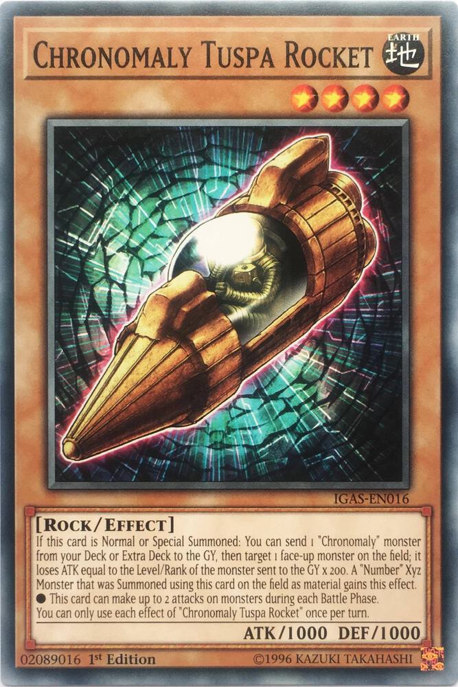 Chronomaly Tuspa Rocket IGAS-EN016 card from Ignition Assault