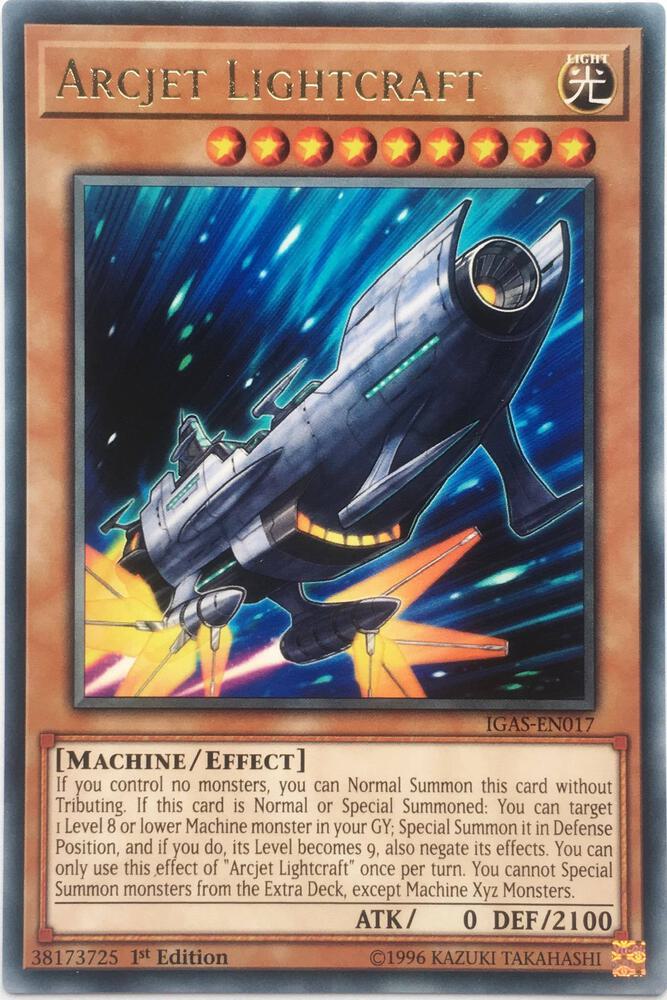Arcjet Lightcraft IGAS-EN017 card from Ignition Assault
