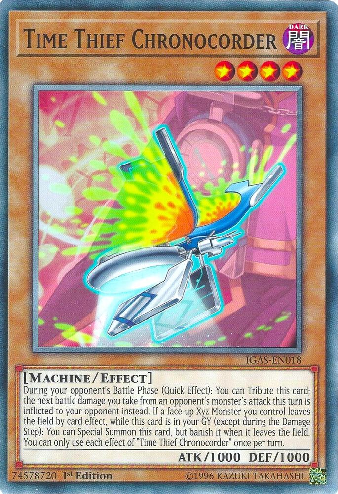 Time Thief Chronocorder IGAS-EN018 card from Ignition Assault