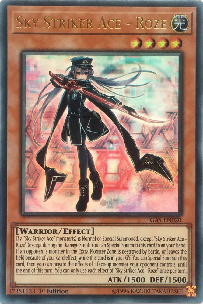 Sky Striker Ace - Roze IGAS-EN020 card from Ignition Assault