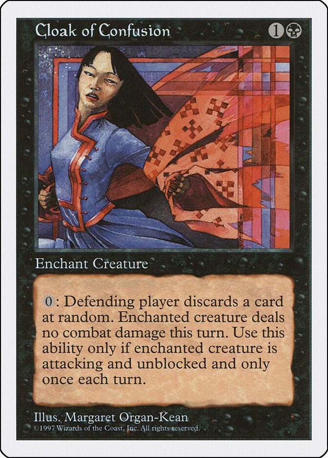 Cloak of Confusion card from Fifth Edition