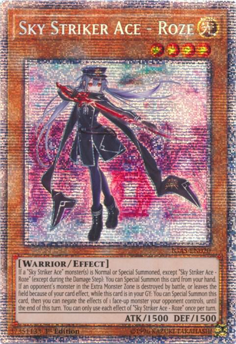 Sky Striker Ace - Roze (Starlight Rare) IGAS-EN020 card from Ignition Assault