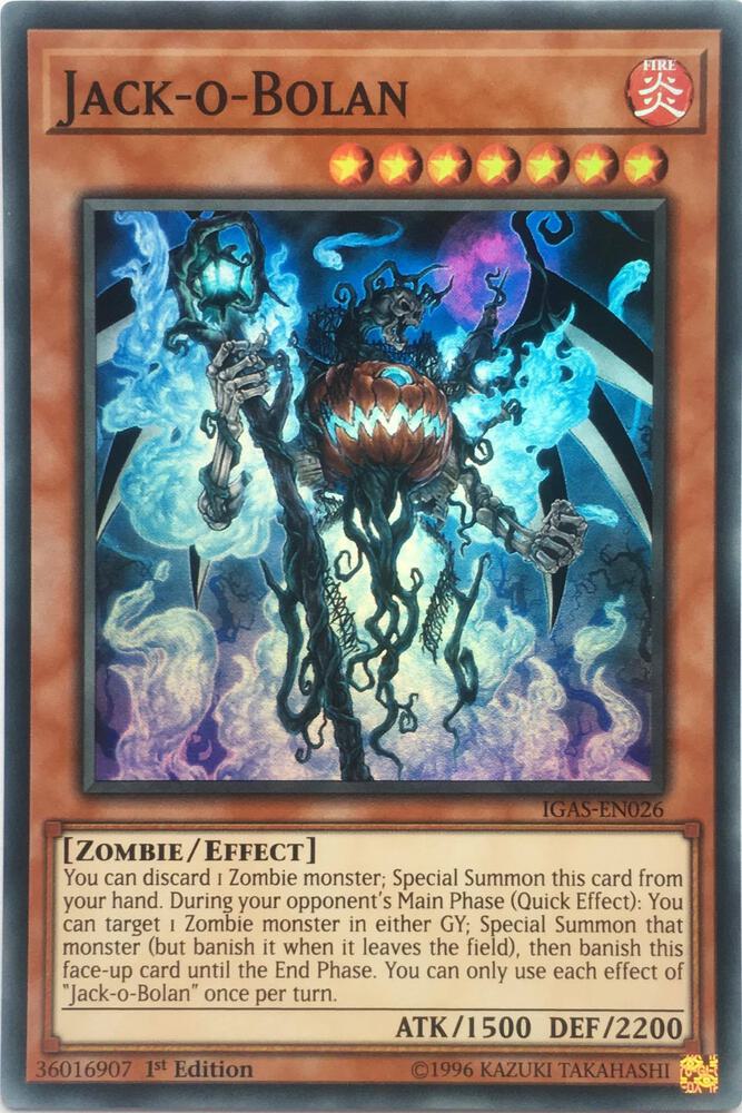 Jack-o-Bolan IGAS-EN026 card from Ignition Assault