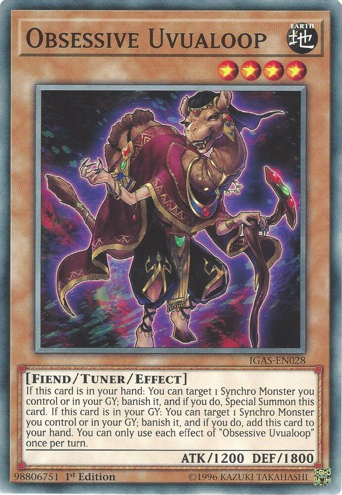 Obsessive Uvualoop IGAS-EN028 card from Ignition Assault