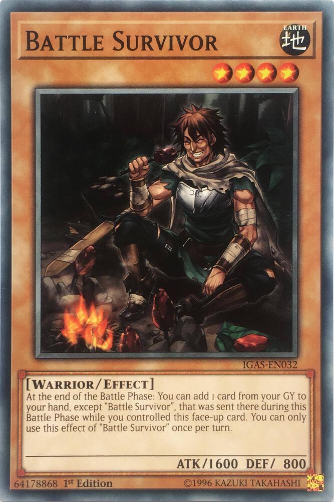 Battle Survivor IGAS-EN032 card from Ignition Assault