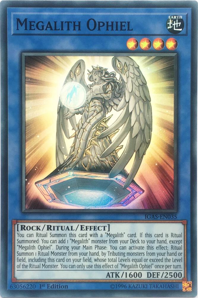 Megalith Ophiel IGAS-EN035 card from Ignition Assault