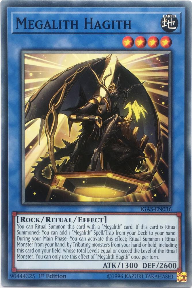 Megalith Hagith IGAS-EN036 card from Ignition Assault