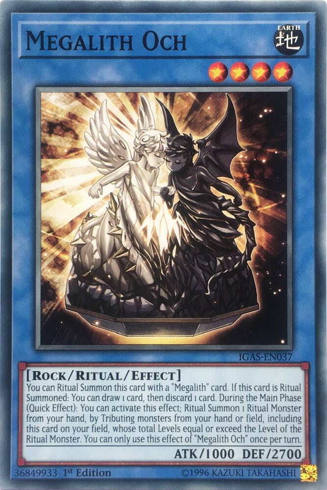 Megalith Och IGAS-EN037 card from Ignition Assault
