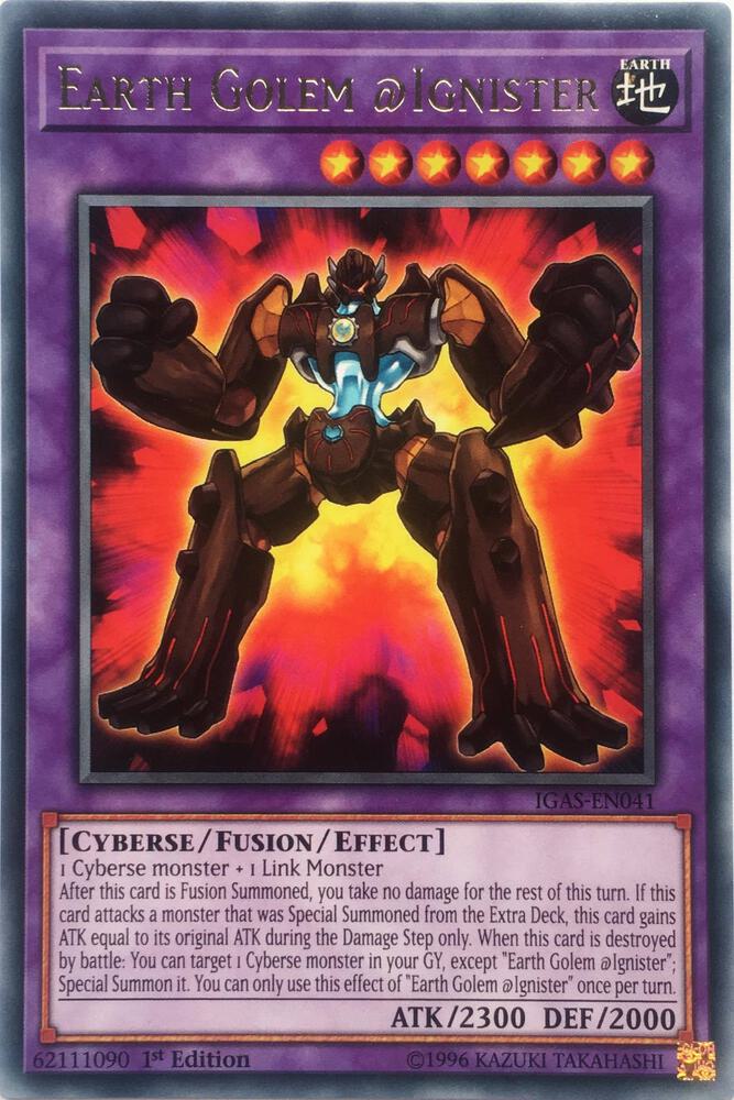 Earth Golem @Ignister IGAS-EN041 card from Ignition Assault