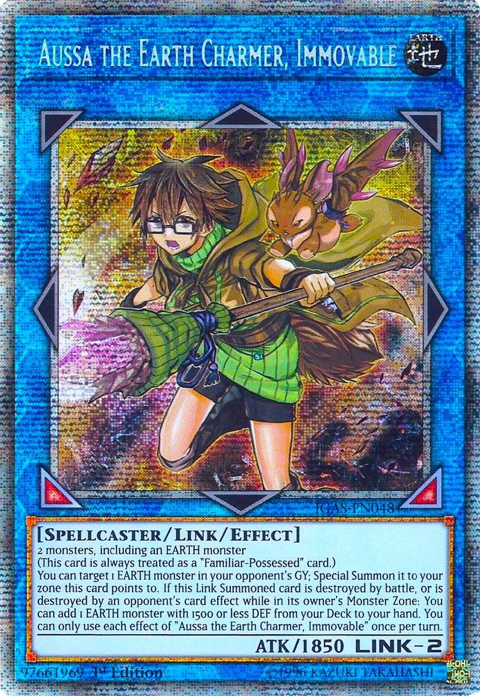 Aussa the Earth Charmer, Immovable (Starlight Rare) IGAS-EN048 card from Ignition Assault