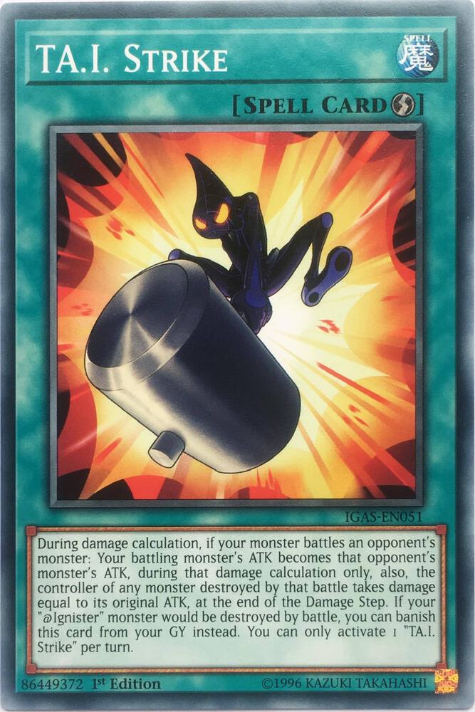 TA.I. Strike IGAS-EN051 card from Ignition Assault