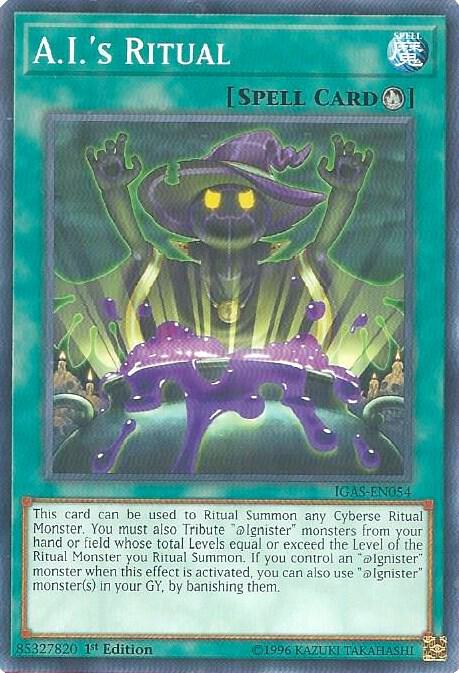 A.I.'s Ritual IGAS-EN054 card from Ignition Assault