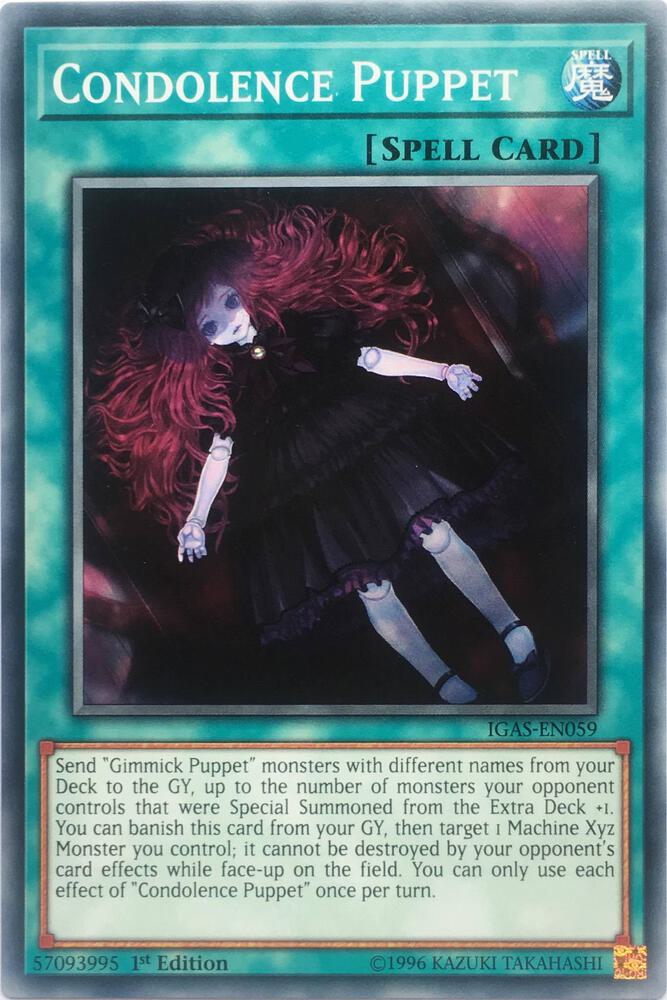 Condolence Puppet IGAS-EN059 card from Ignition Assault