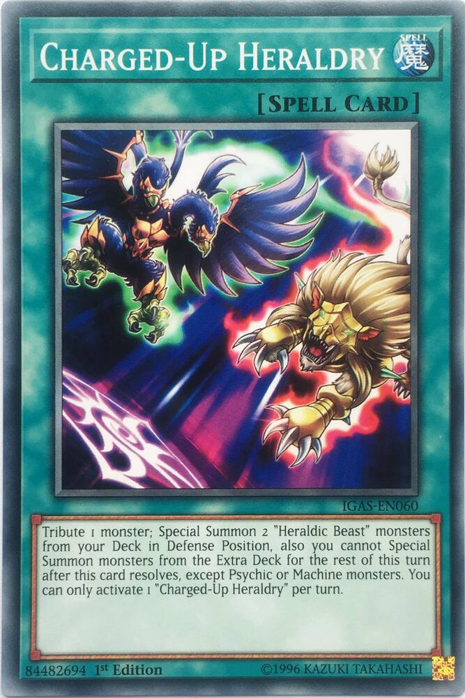 Charged-Up Heraldry IGAS-EN060 card from Ignition Assault