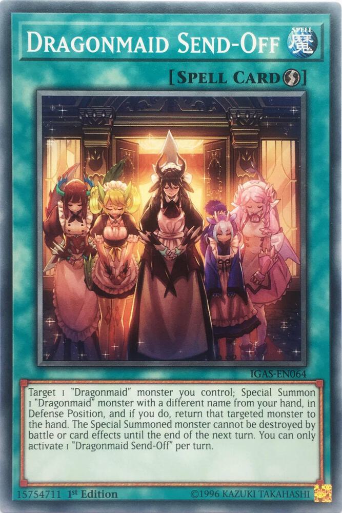 Dragonmaid Send-Off IGAS-EN064 card from Ignition Assault