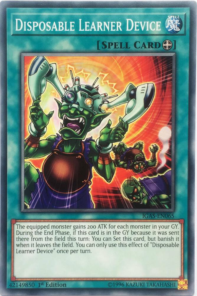 Disposable Learner Device IGAS-EN065 card from Ignition Assault