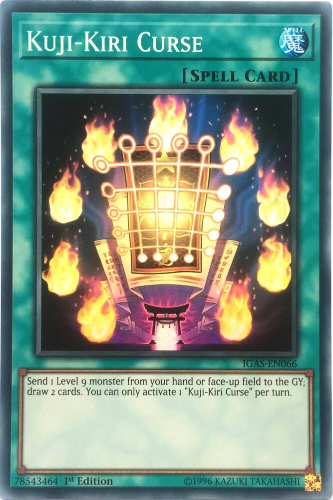 Kuji-Kiri Curse IGAS-EN066 card from Ignition Assault