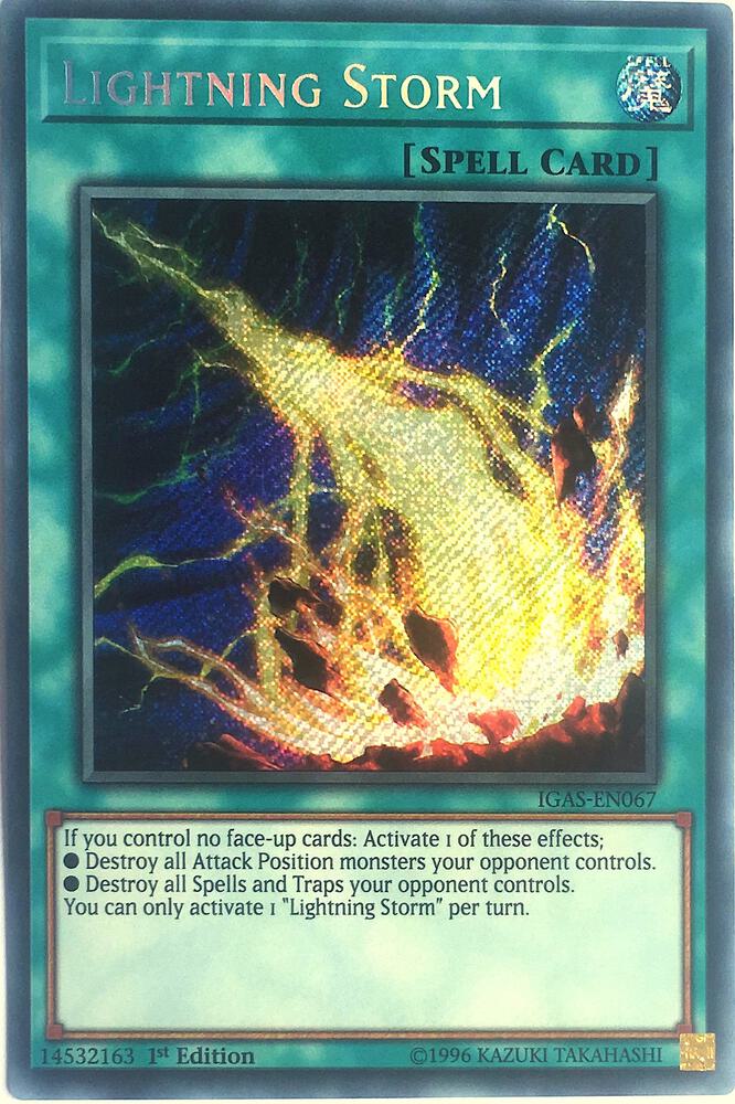Lightning Storm IGAS-EN067 card from Ignition Assault