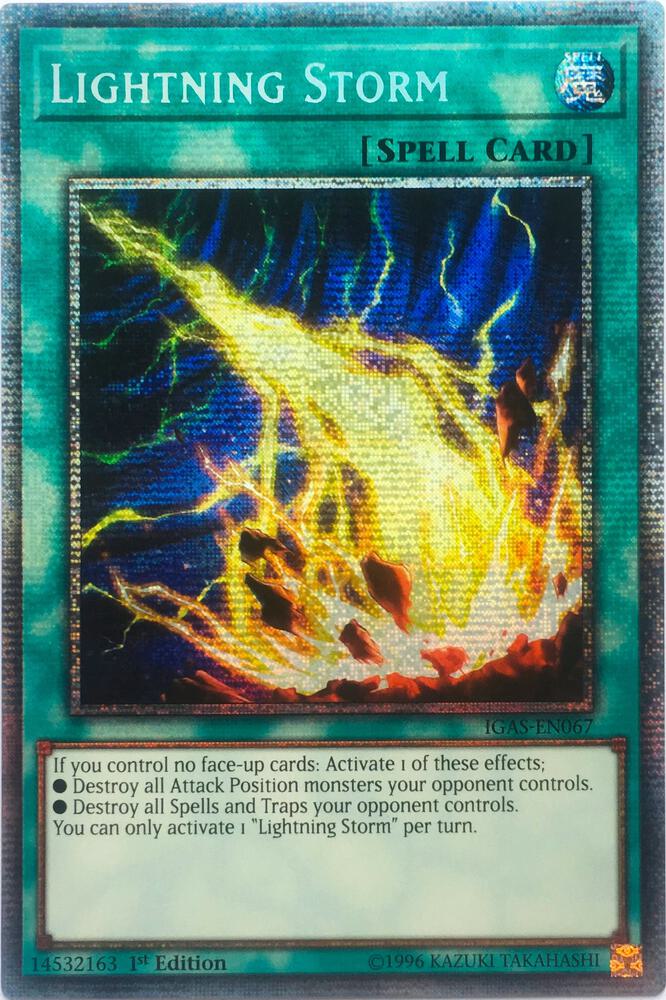 Lightning Storm (Starlight Rare) IGAS-EN067 card from Ignition Assault