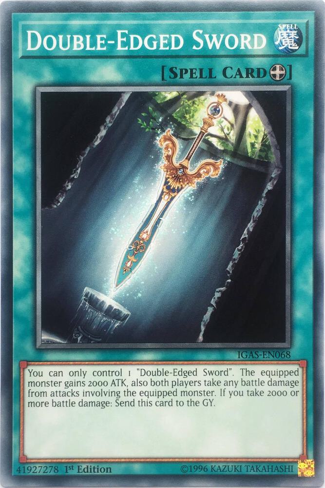 Double-Edged Sword IGAS-EN068 card from Ignition Assault