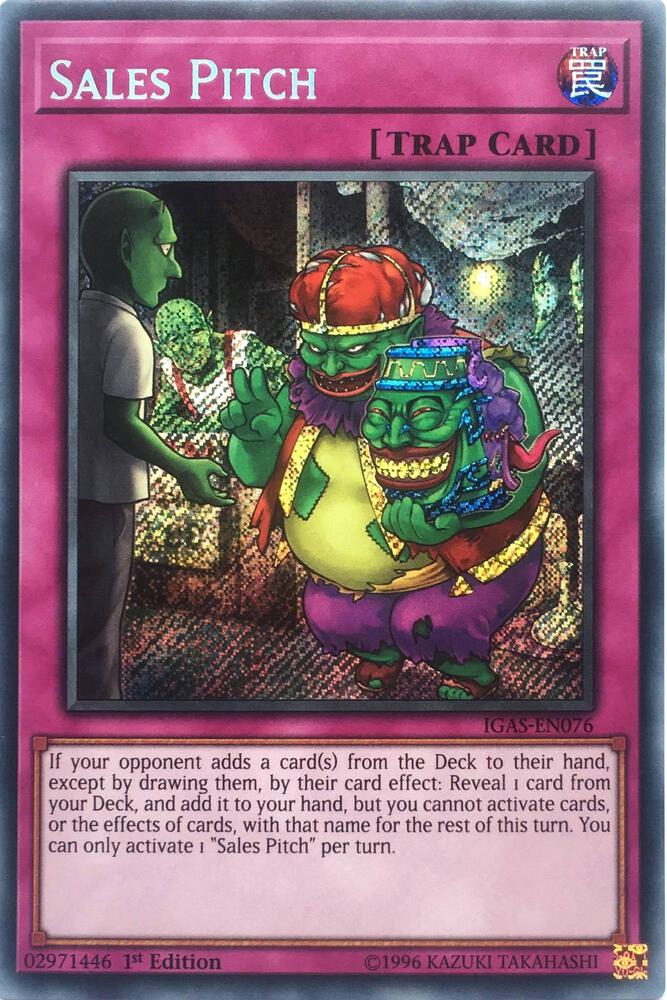 Sales Pitch IGAS-EN076 card from Ignition Assault