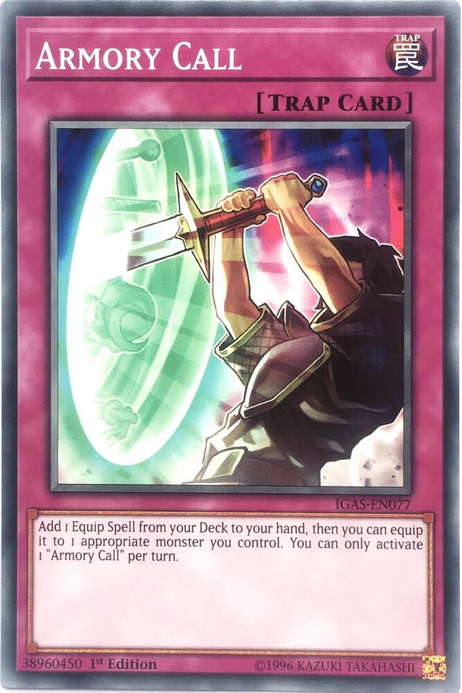 Armory Call IGAS-EN077 card from Ignition Assault