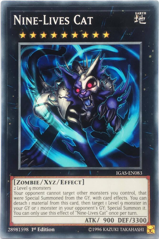 Nine-Lives Cat IGAS-EN083 card from Ignition Assault