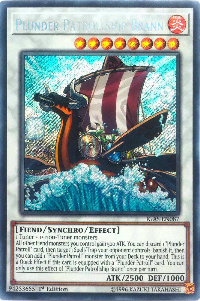 Plunder Patrollship Brann IGAS-EN087 card from Ignition Assault