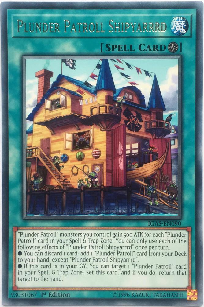 Plunder Patroll Shipyarrrd IGAS-EN090 card from Ignition Assault