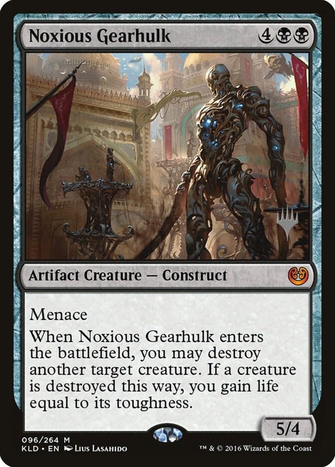Noxious Gearhulk 96 card from Promo Pack: Theros Beyond Death