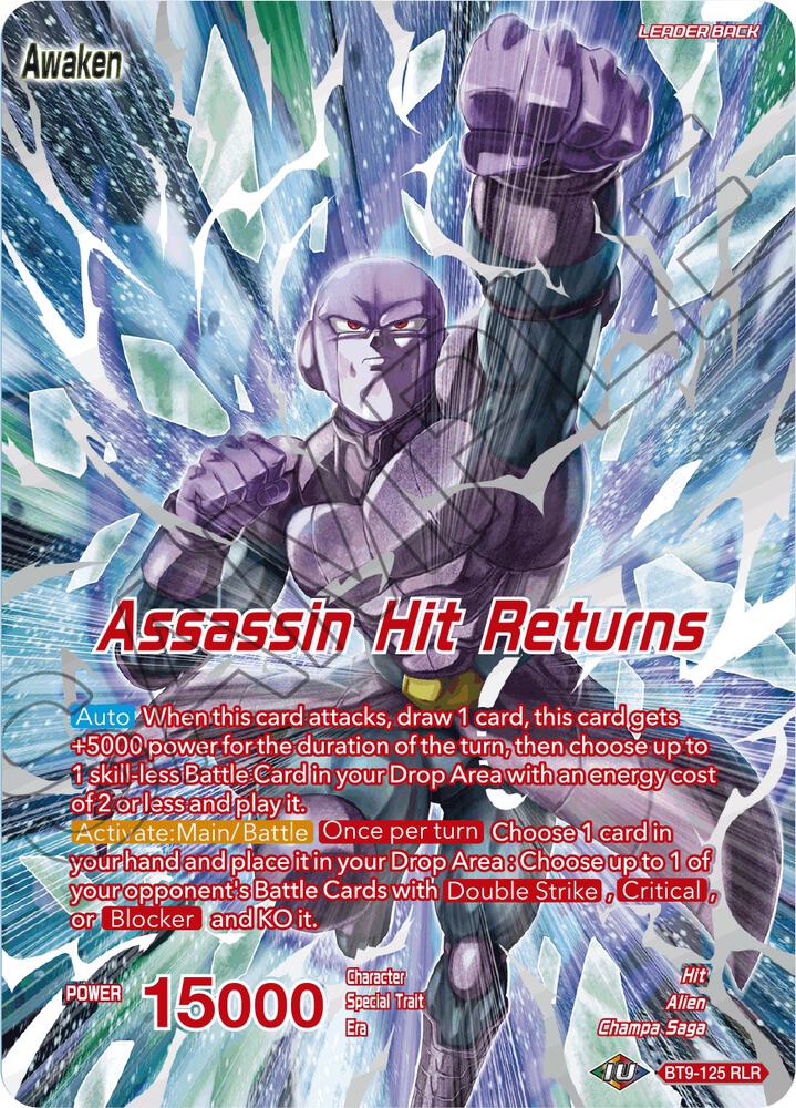 Hit // Assassin Hit Returns BT9-125 card from Universal Onslaught