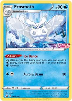 Frosmoth (Prerelease) SWSH007 card from SWSH: Sword & Shield Promo Cards