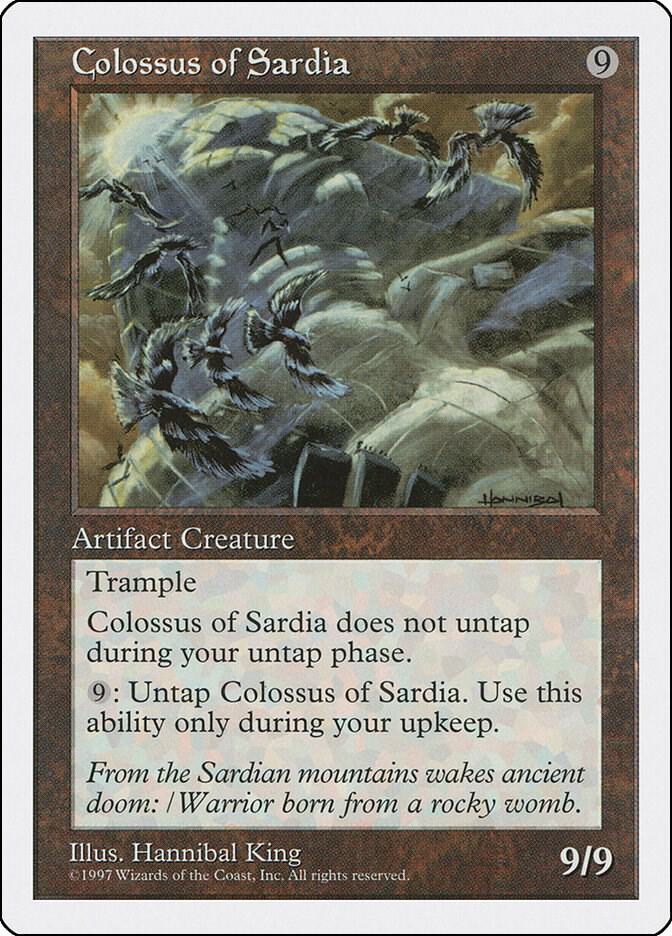 Colossus of Sardia card from Fifth Edition