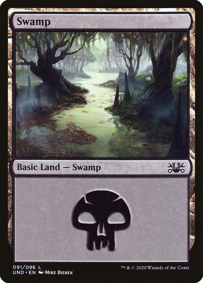 Swamp 91 card from Unsanctioned