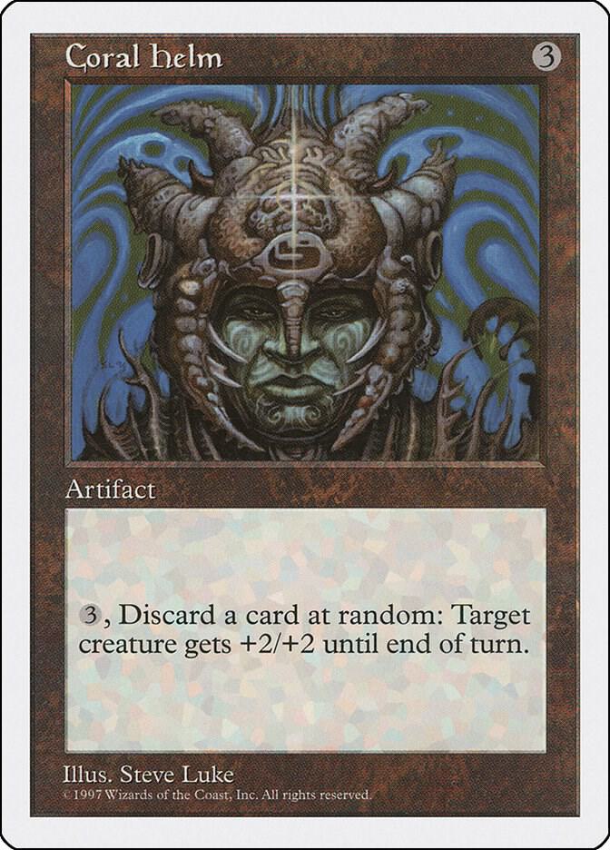 Coral Helm card from Fifth Edition