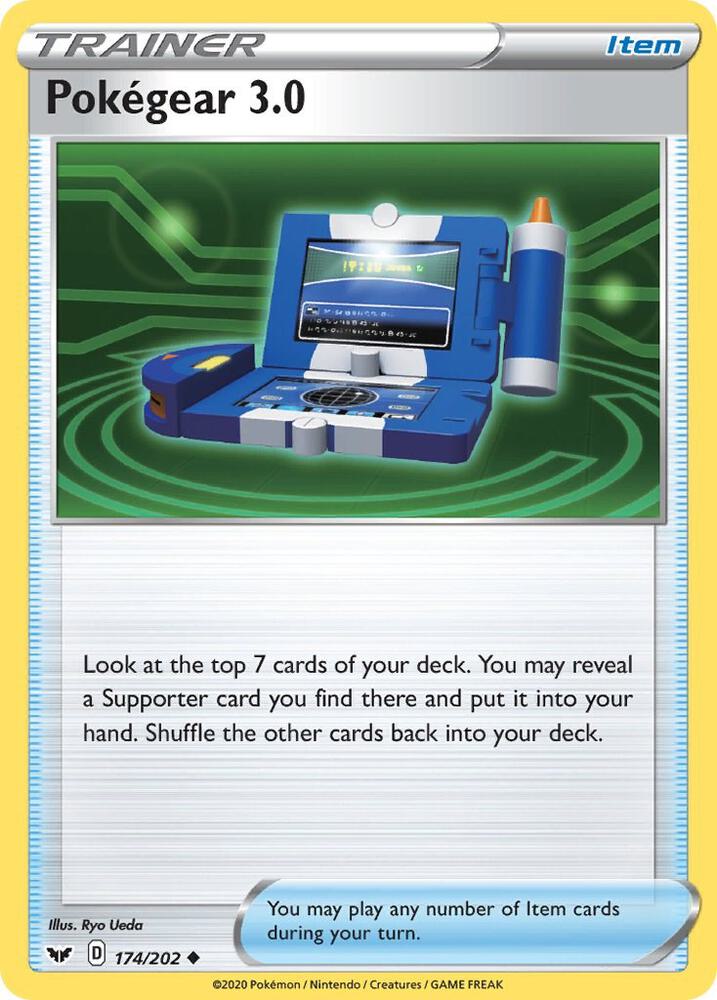 Pokegear 3.0 174/202 card from SWSH01: Sword & Shield Base Set