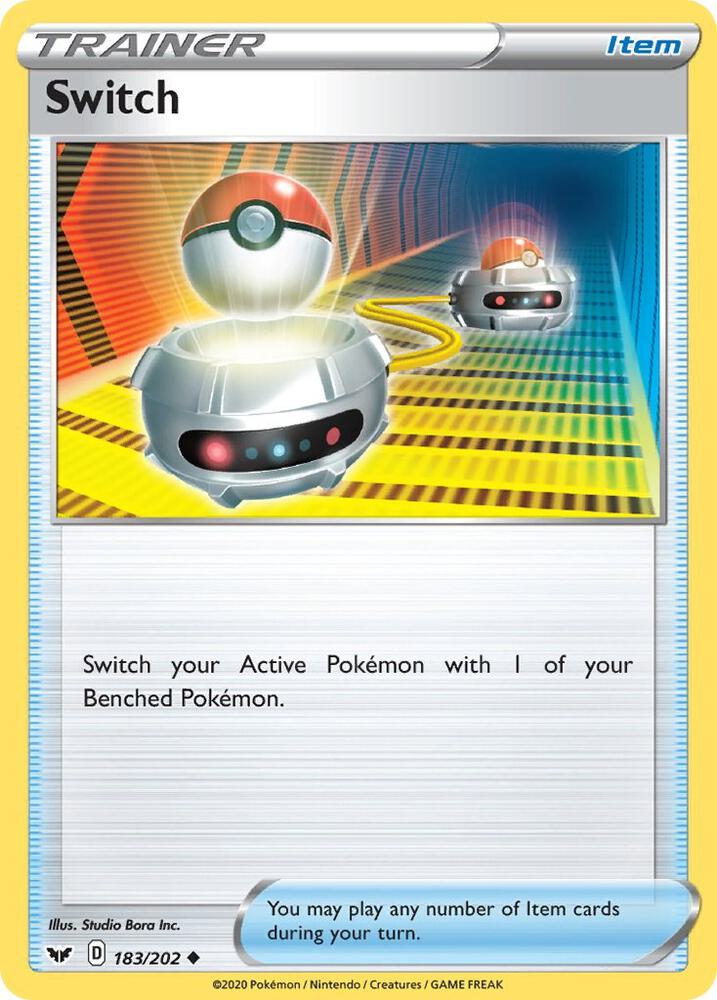 Switch 183/202 card from SWSH01: Sword & Shield Base Set