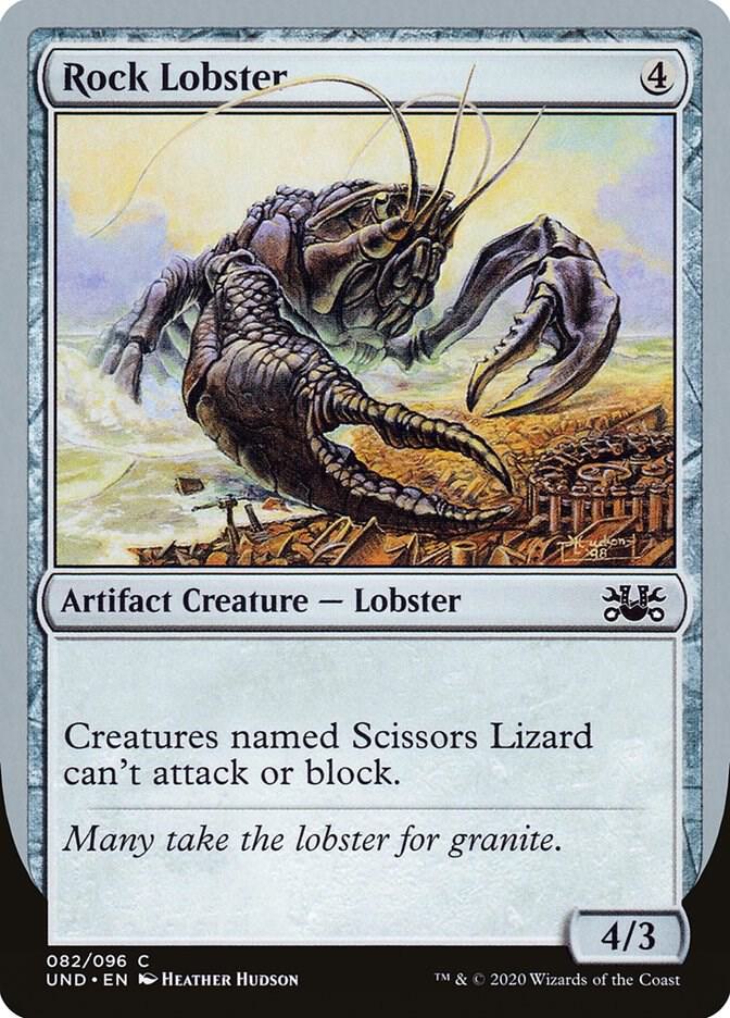 Rock Lobster 82 card from Unsanctioned