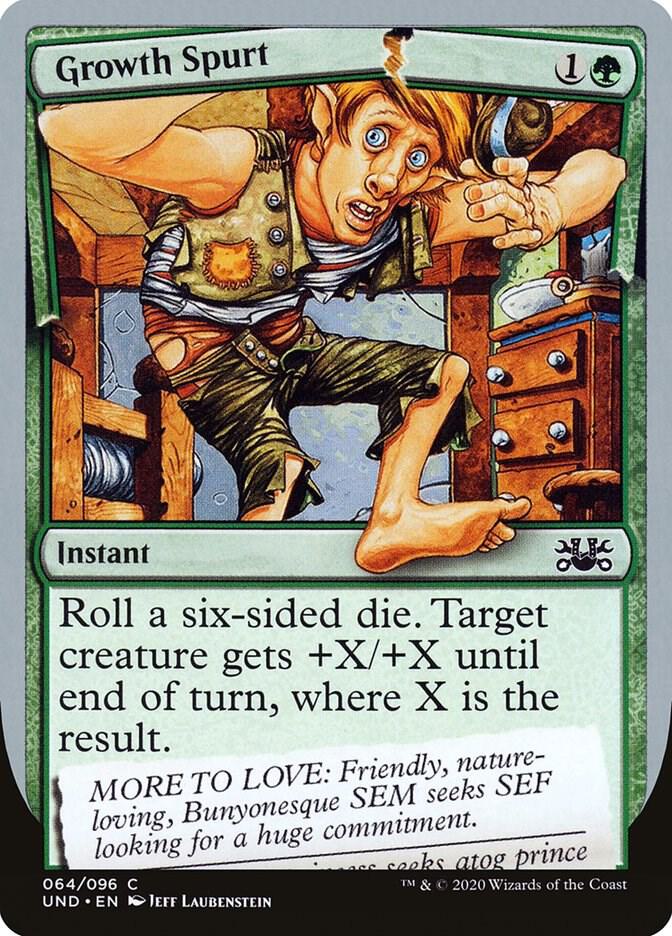 Growth Spurt 64 card from Unsanctioned