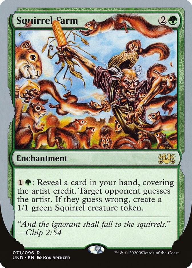 Squirrel Farm 71 card from Unsanctioned