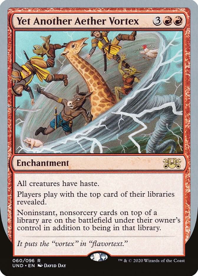 Yet Another Aether Vortex 60 card from Unsanctioned