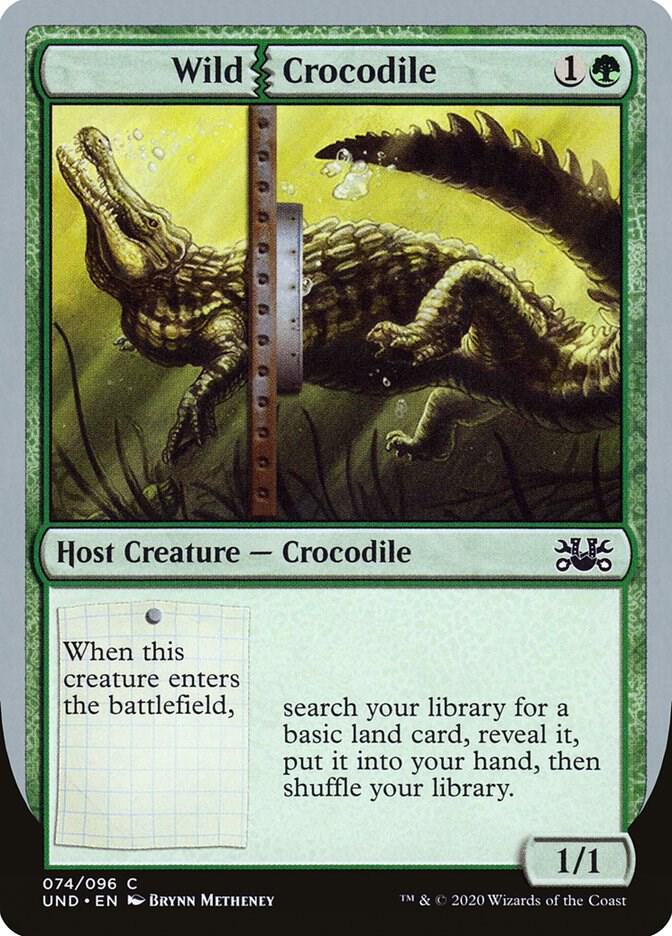 Wild Crocodile 74 card from Unsanctioned