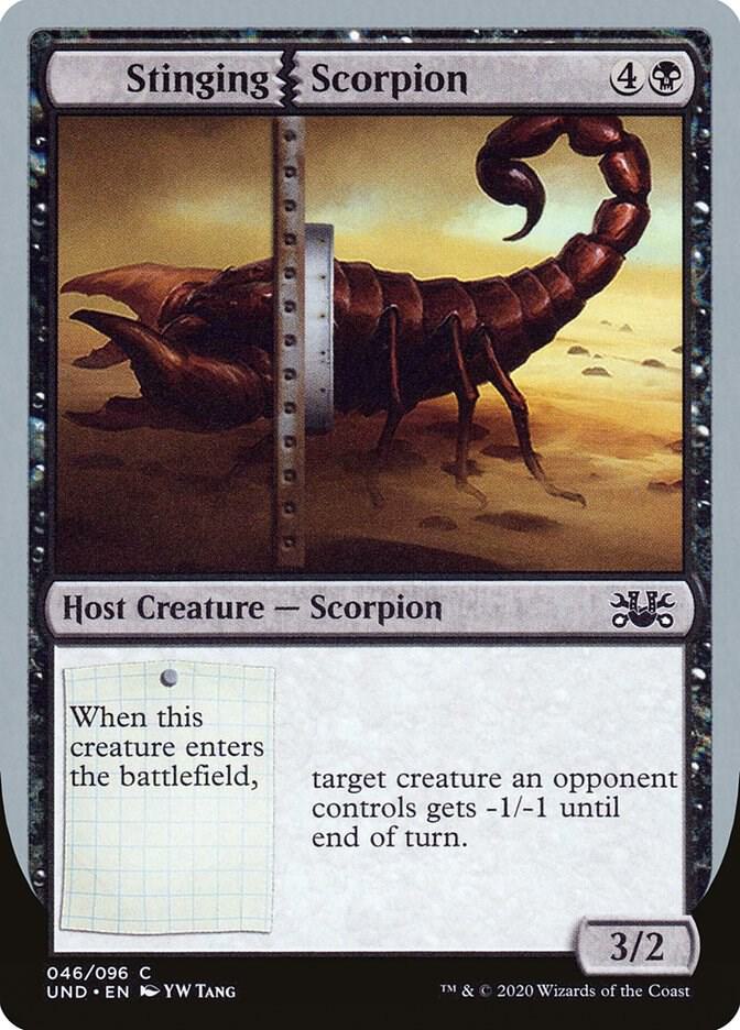 Stinging Scorpion 46 card from Unsanctioned
