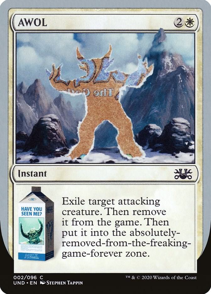 AWOL 2 card from Unsanctioned