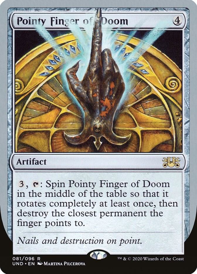 Pointy Finger of Doom 81 card from Unsanctioned