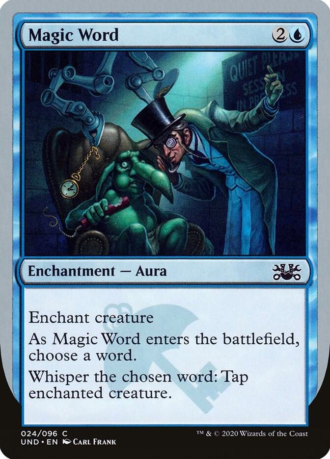 Magic Word 24 card from Unsanctioned